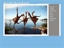 Tablet Screenshot of agnitasculptures.com